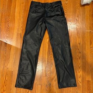 Zara leather pants